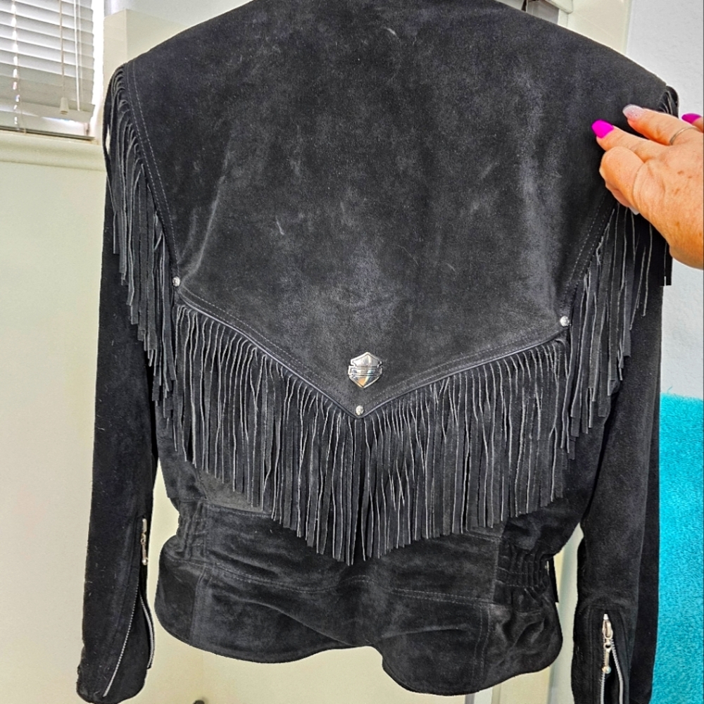 Suede Harley Davidson womens jacket